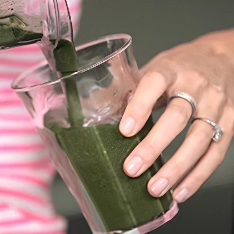 Утренний зеленый смузи