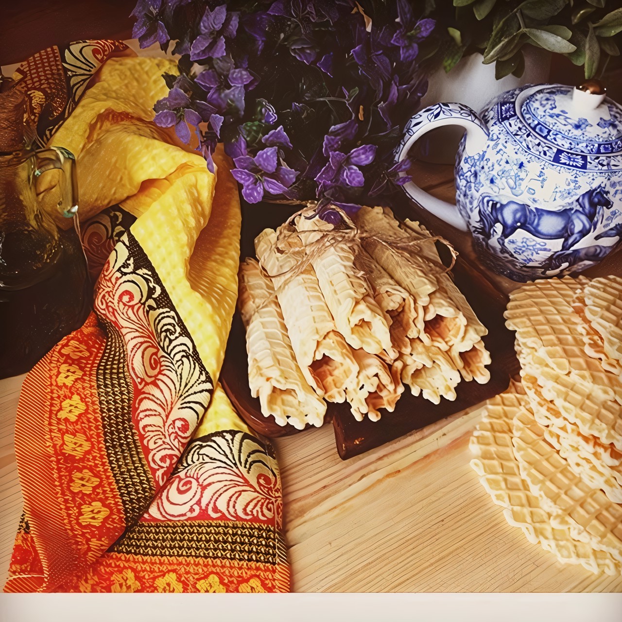 Вафельные трубочки