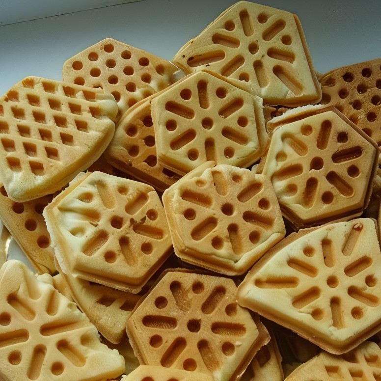 Вафельное печенье