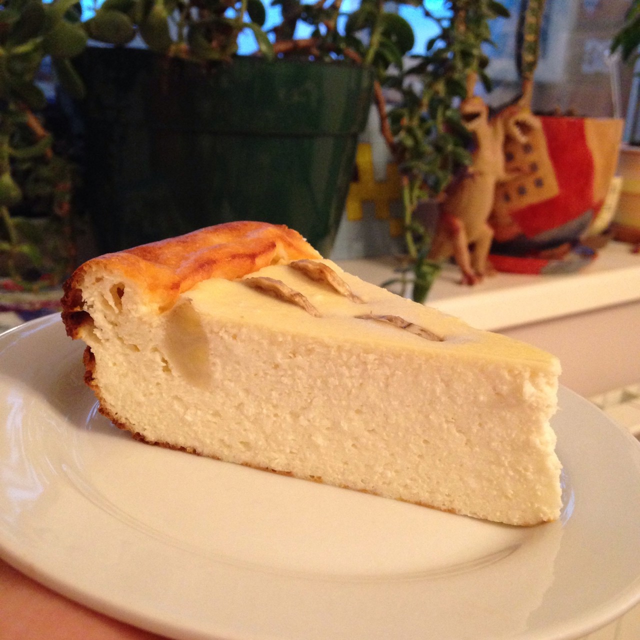 Ванильная творожная запеканка