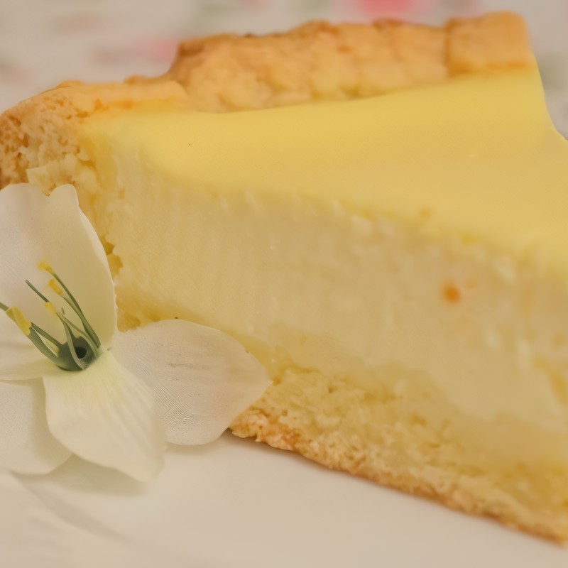 Ванильный сметанник из песочного теста