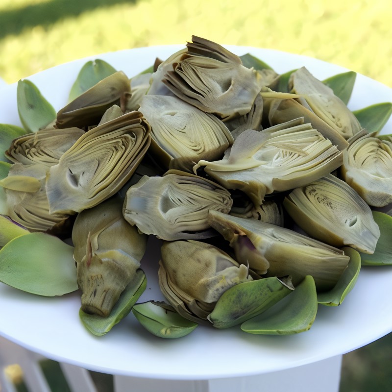 Вареные артишоки