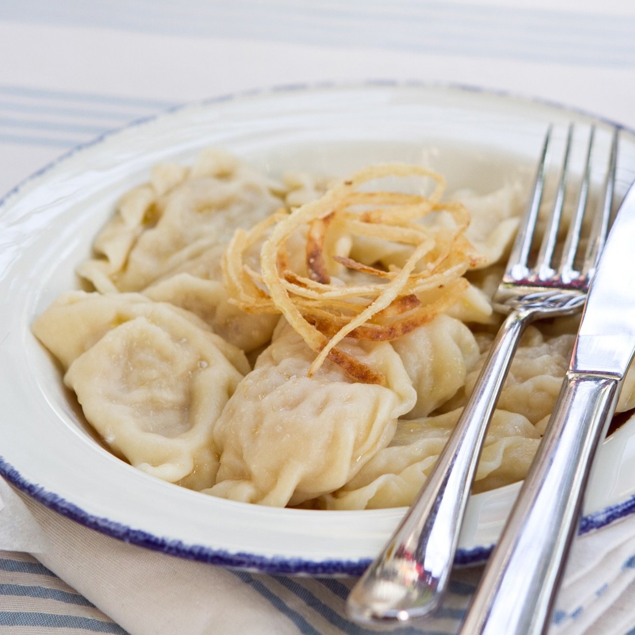 Вареники с картошкой по-одесски