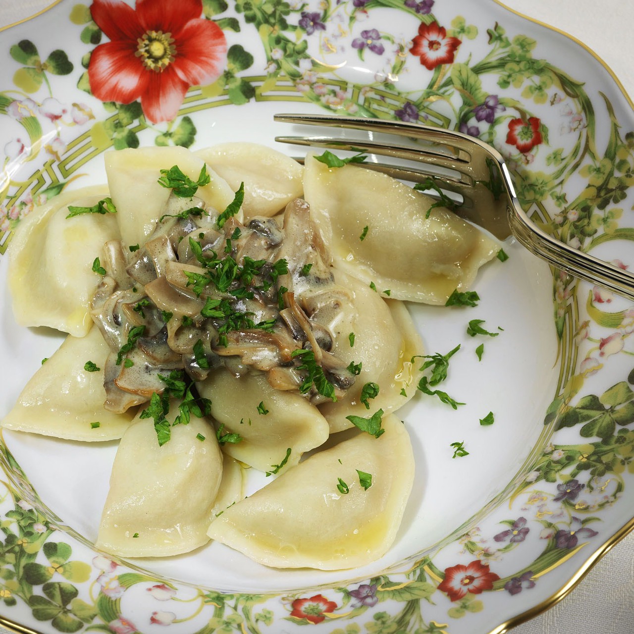 Вареники с телятиной