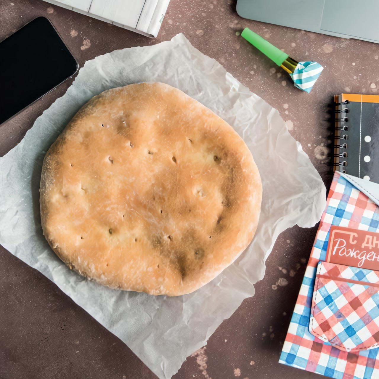 Веганский хачапури по-имеретински