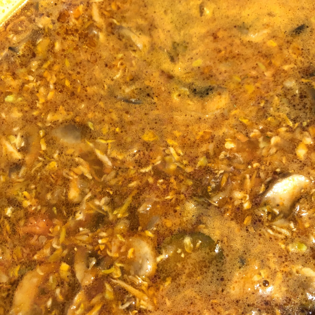 Вегетарианская грибная солянка