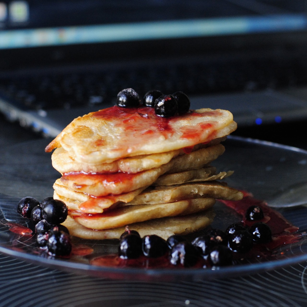 Вегетарианские оладьи на соевом молоке