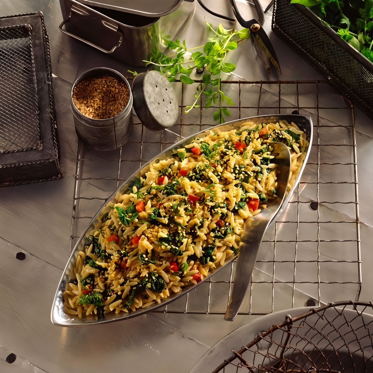 Вегетарианские орзо