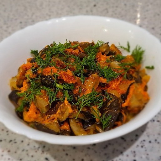 Вешенки на сковороде