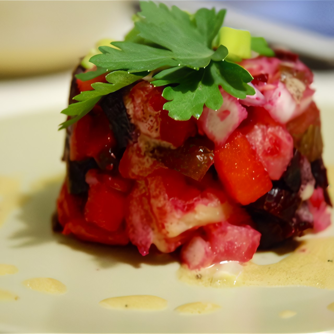 Винегрет с дижонской горчицей