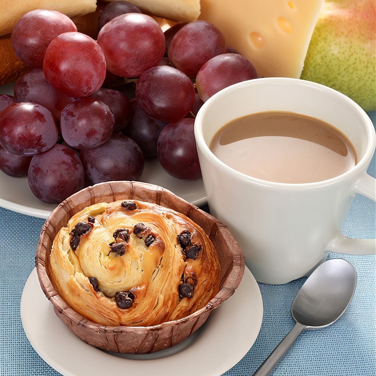 Виноградные кексы с десертным вином Vin Santo