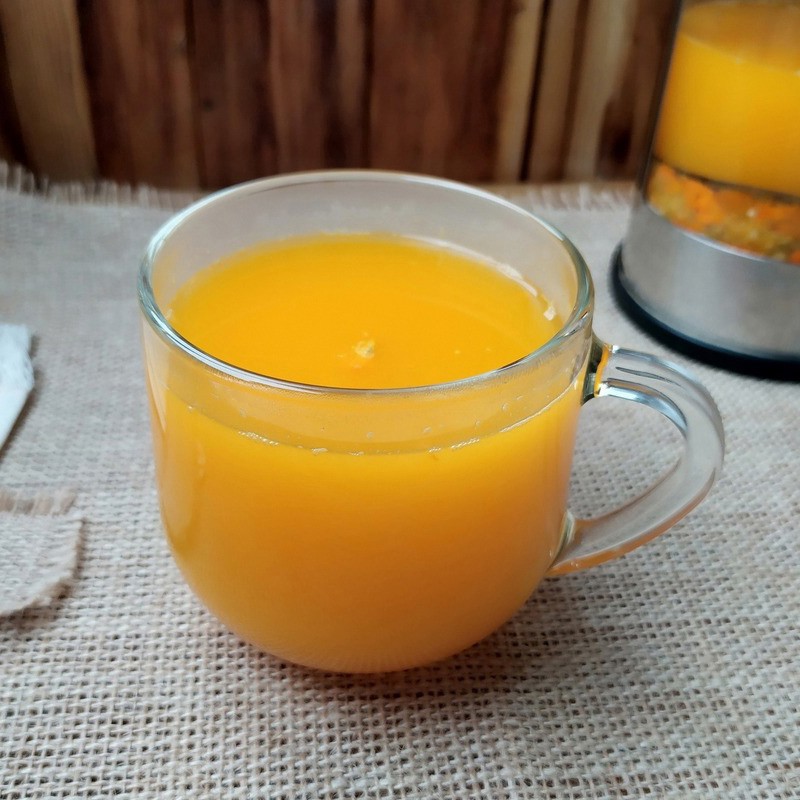 Витаминный напиток с облепихой и имбирем