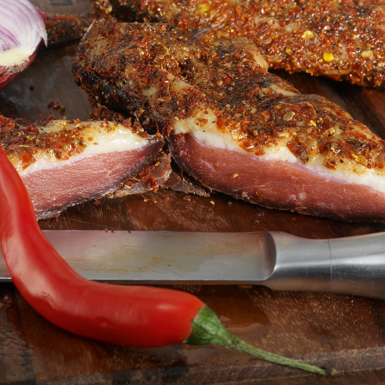 Вяленая гусиная грудка