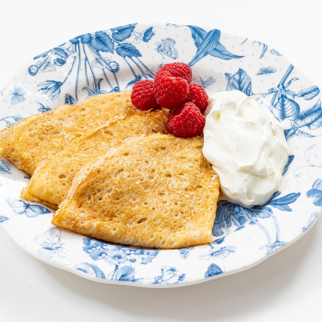 Вкусные блины с дырочками