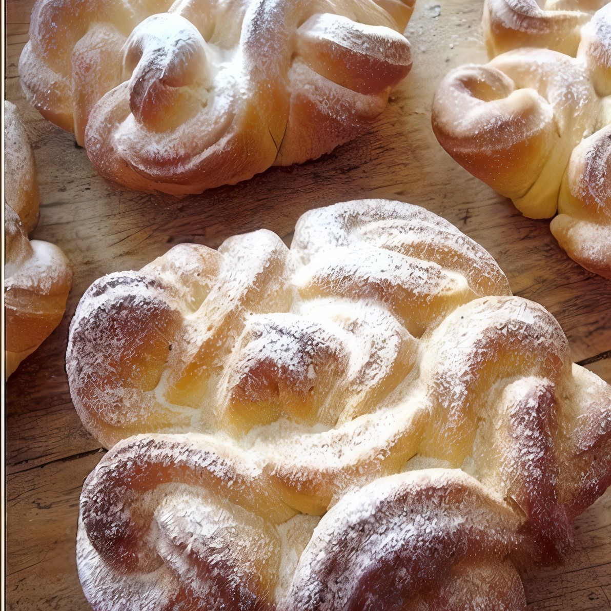 Воздушные кружевные булочки