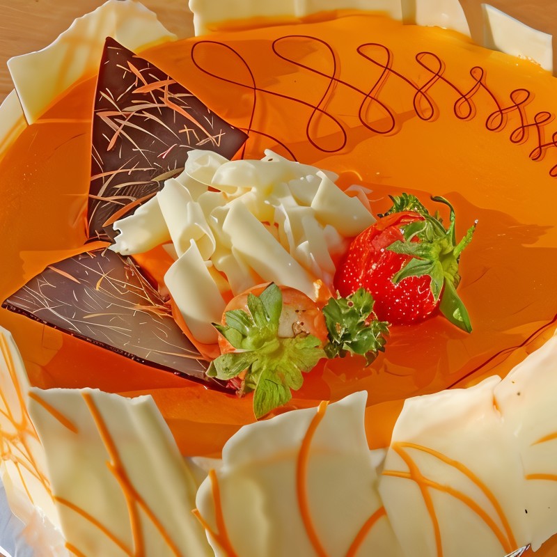 Воздушный апельсиновый торт