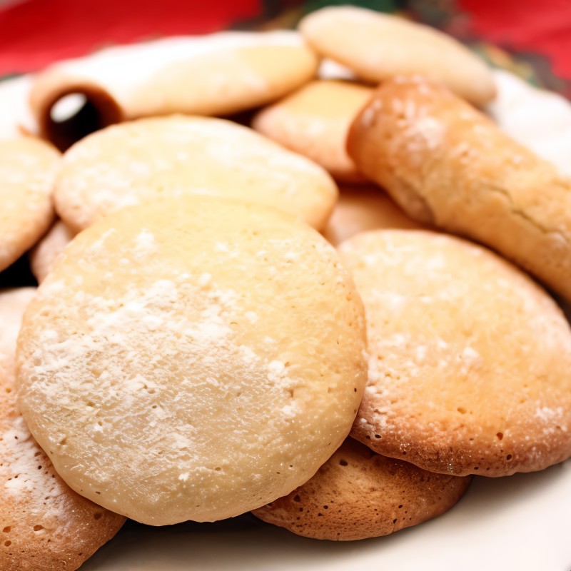 Воздушное миндальное печенье