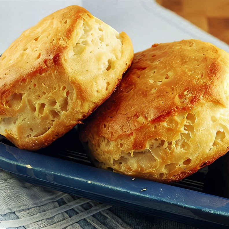 Воздушные бисквиты из пахты со шнитт-луком