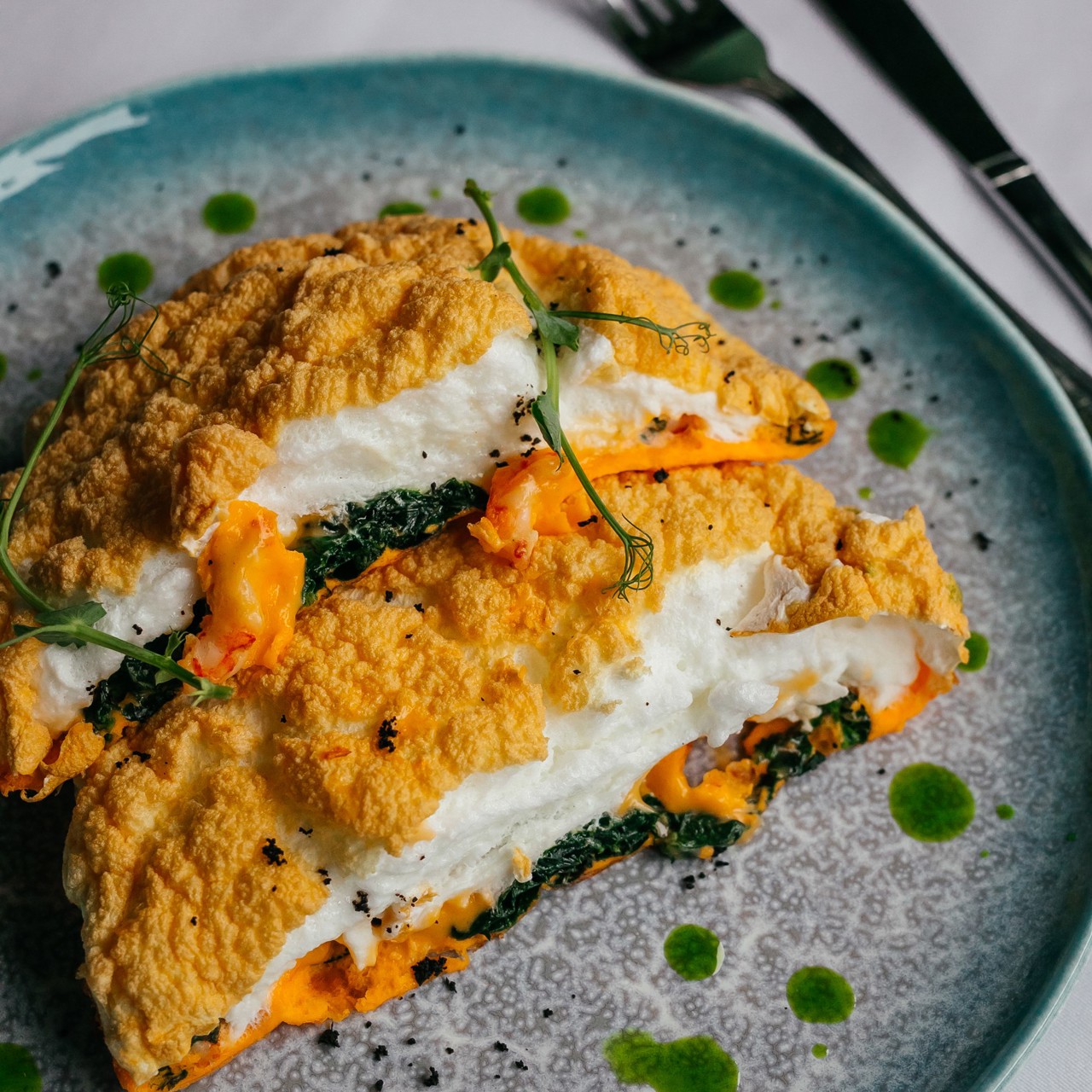 Воздушный французский омлет