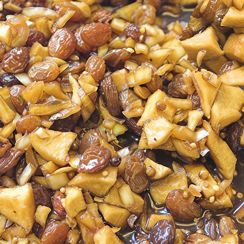 Яблочный чатни со специями и изюмом