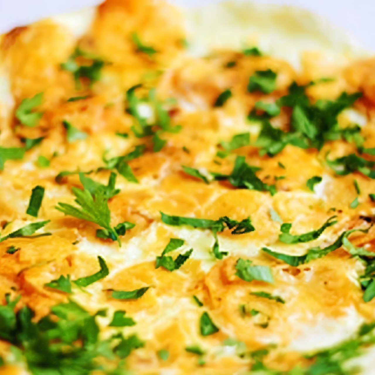 Яичница с чипсами