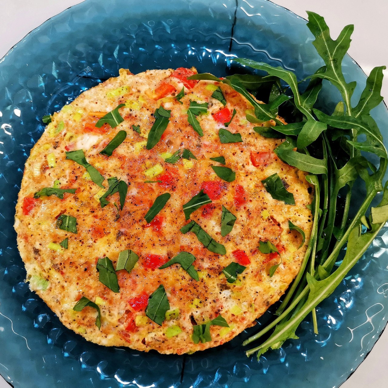 Яичница с перцем рамиро