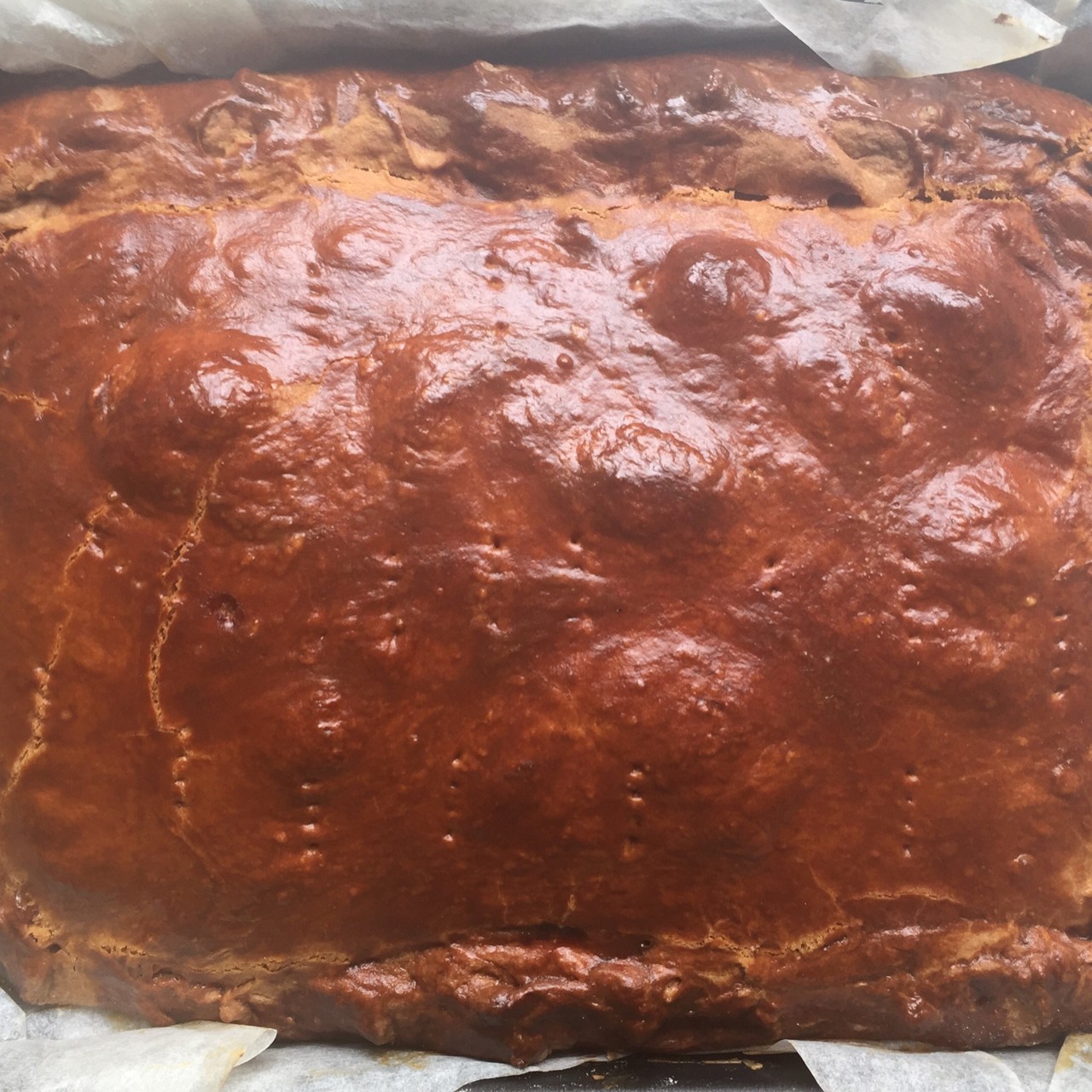 Йоркширский пирог с курятиной