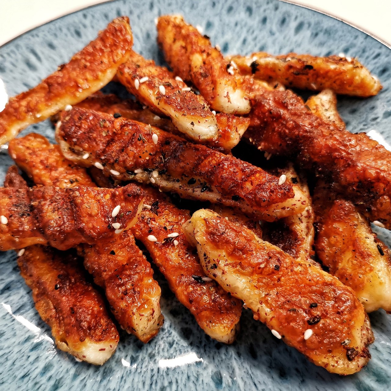 Закуска к пиву из сыра халуми