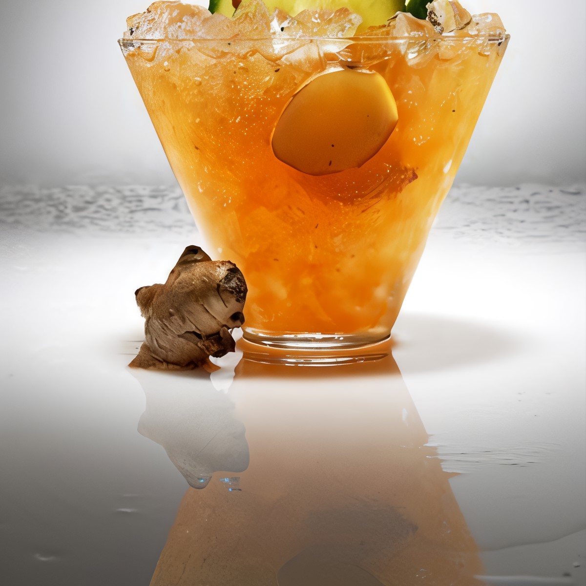 Замороженный имбирный лимонад