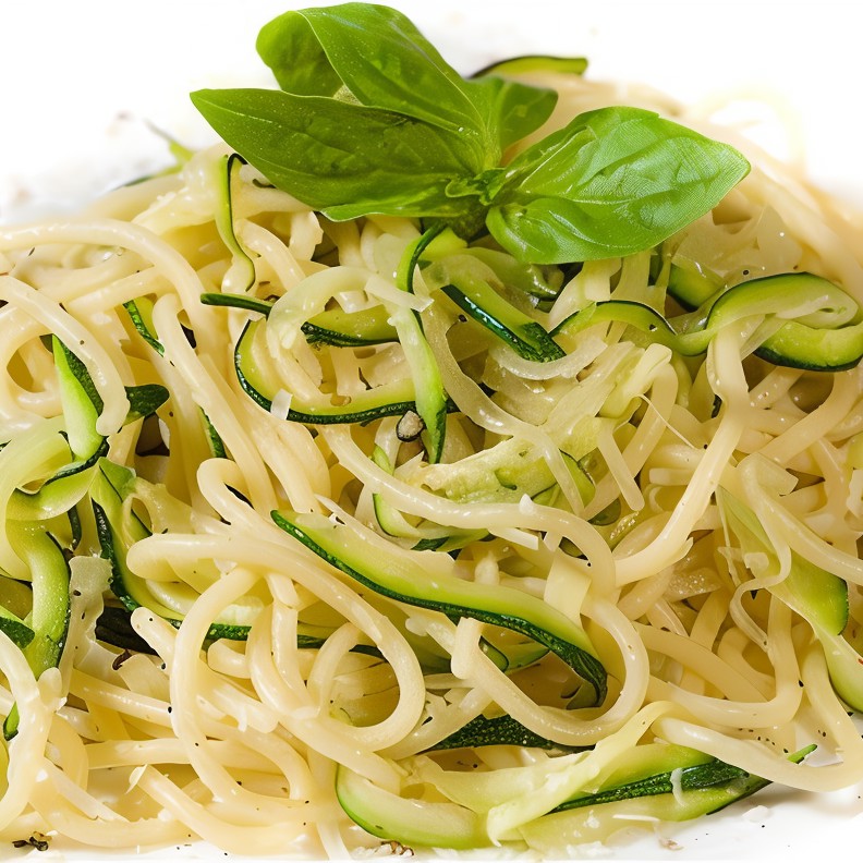 Запеченая паста с цукини и сыром