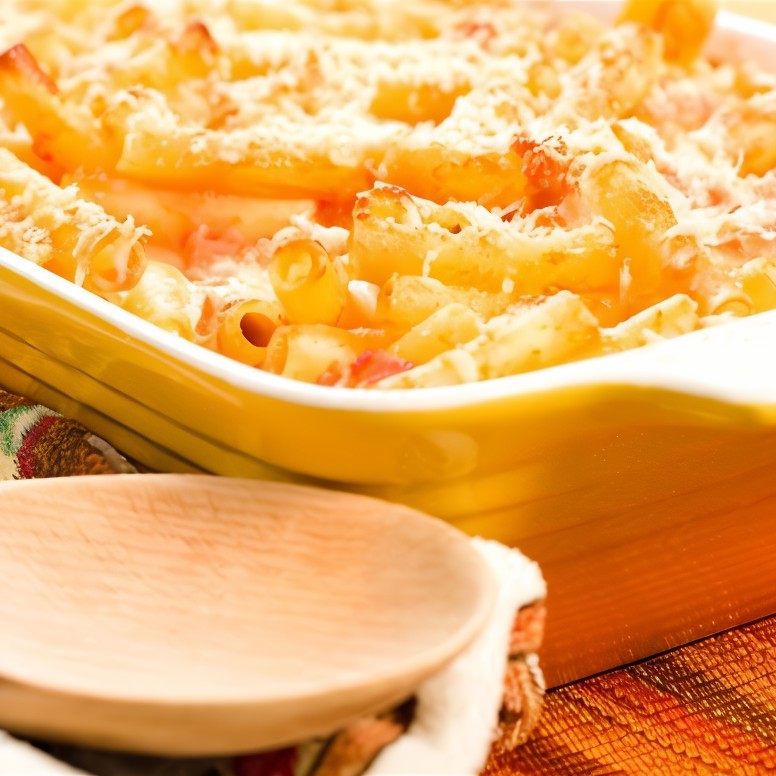 Запеченная паста с сыром