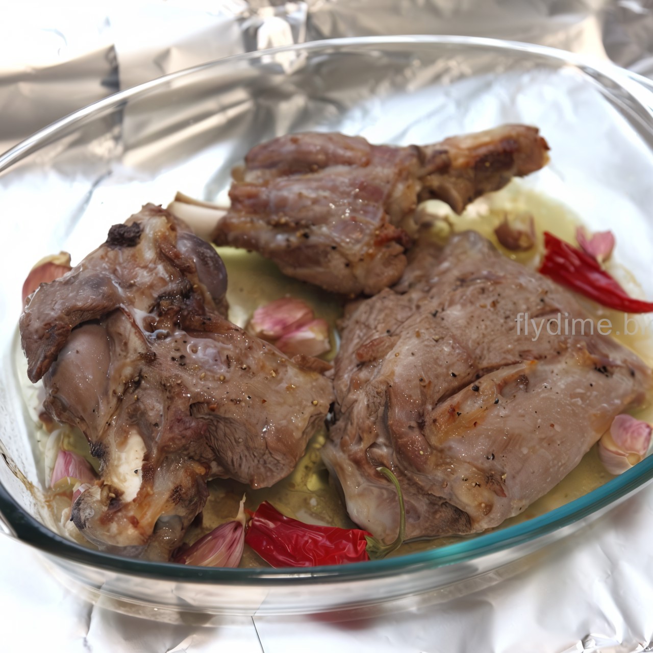 Запеченные бараньи голяшки