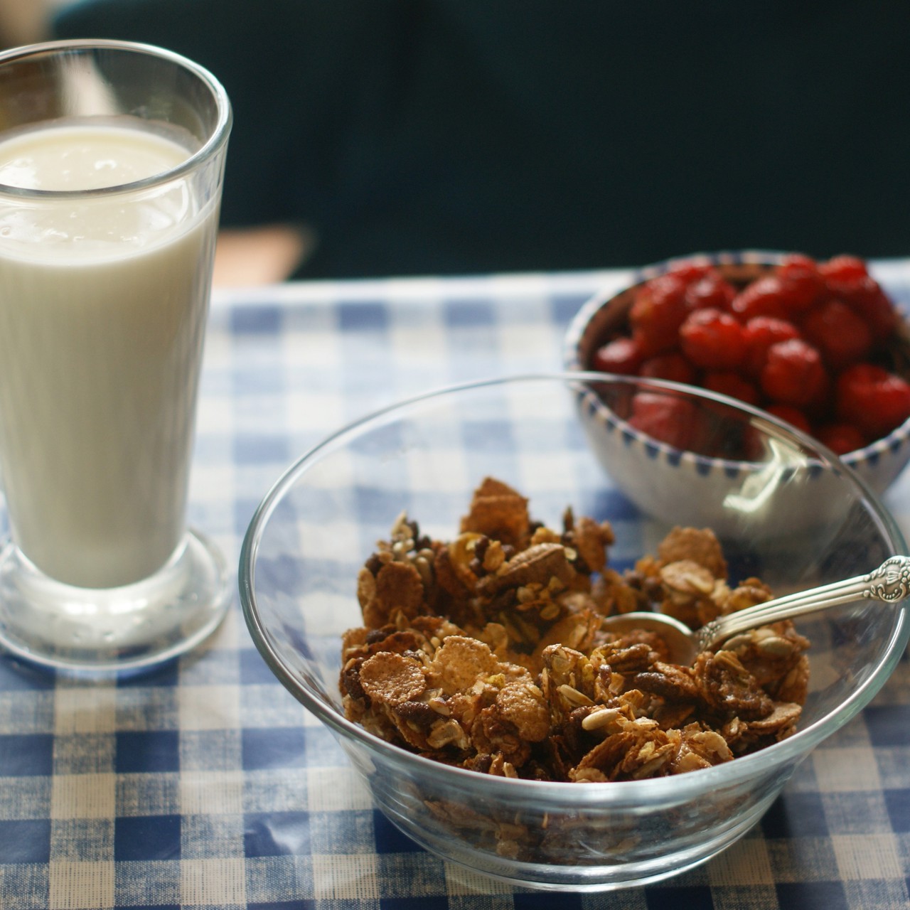 Запеченные карамельные мюсли