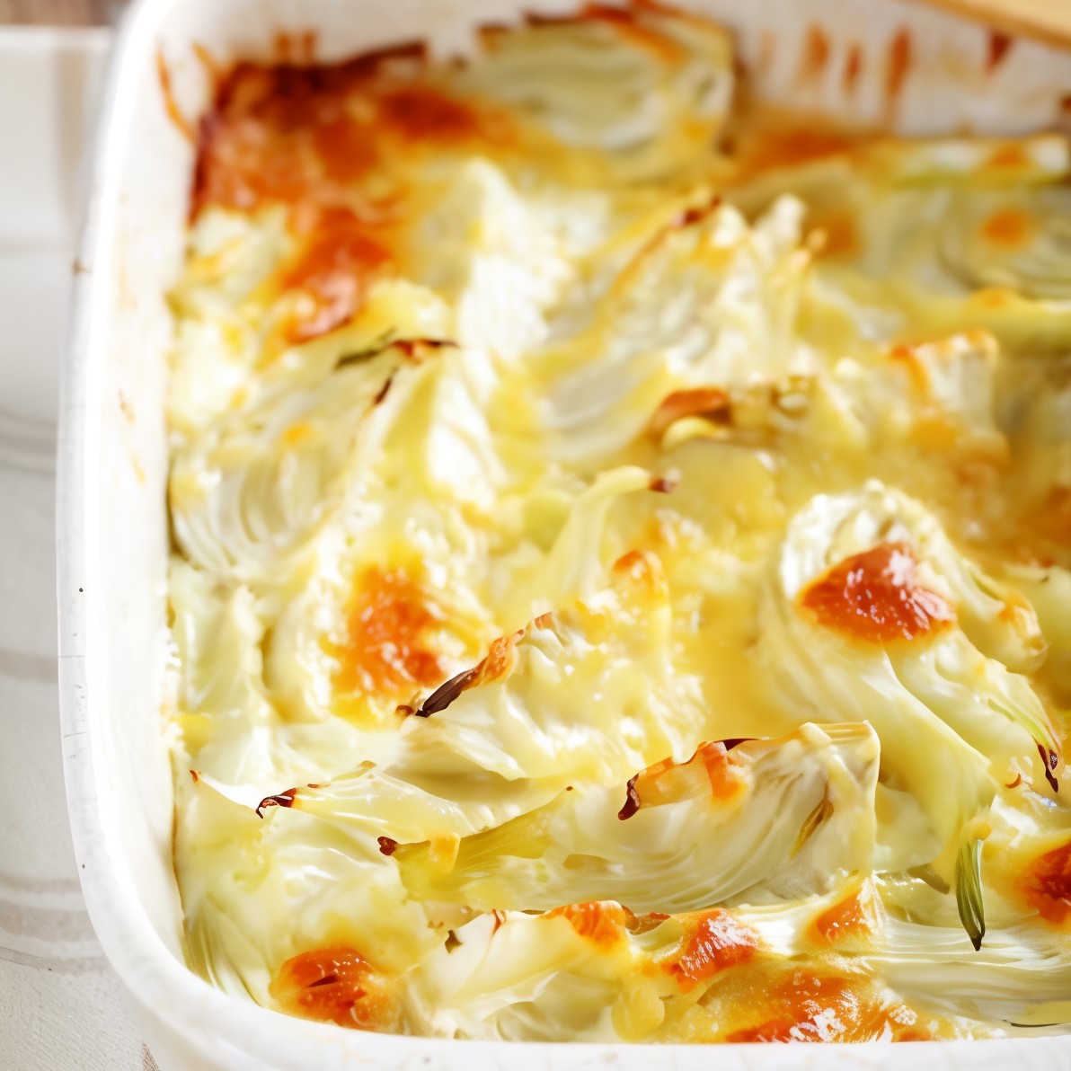 Запеченный фенхель с пармезаном и тимьяном