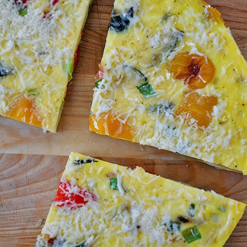 Запеченный овощной омлет