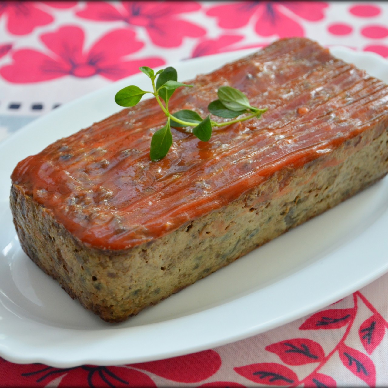 Запеченный паштет с грибами