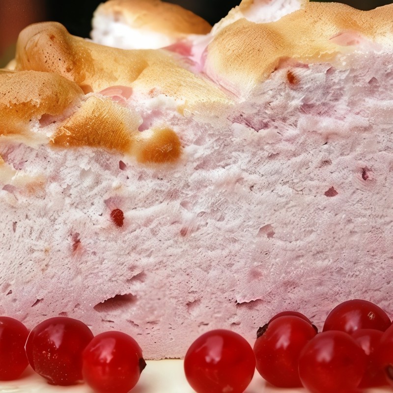 Запеченное ягодно-белковое облако