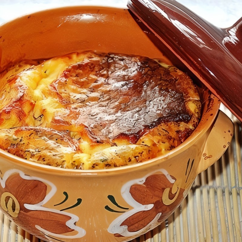 Запеканка из овощей в горшочке