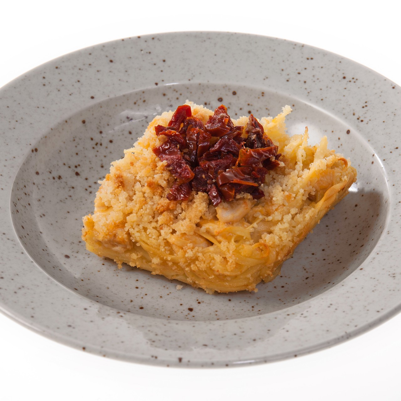 Запеканка из яичной лапши c курицей