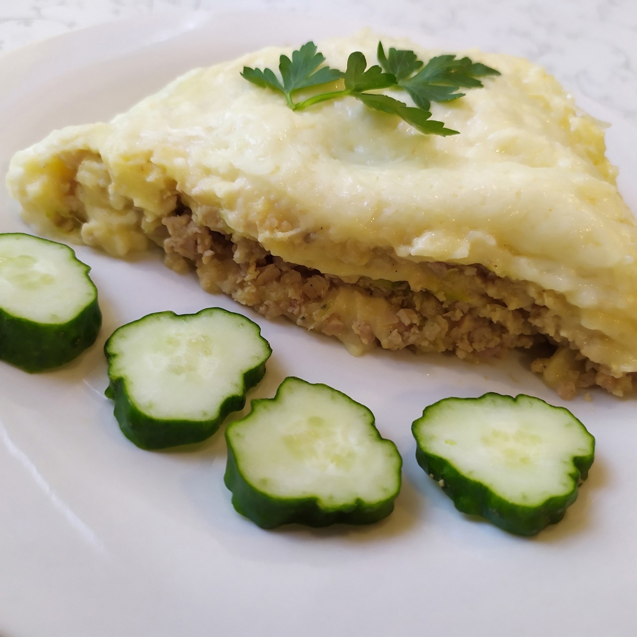 Запеканка картофельная с фаршем