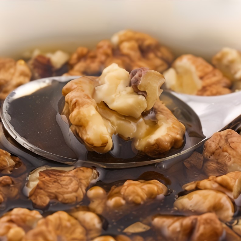 Засахаренные грецкие орехи с медом