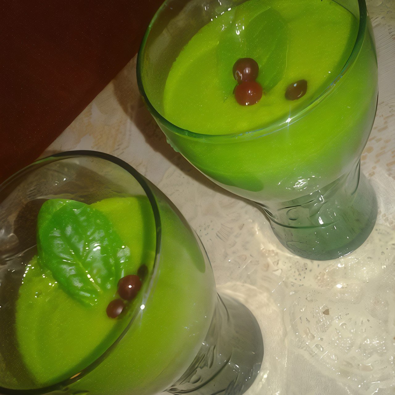 Зеленый смузи со шпинатом и имбирем