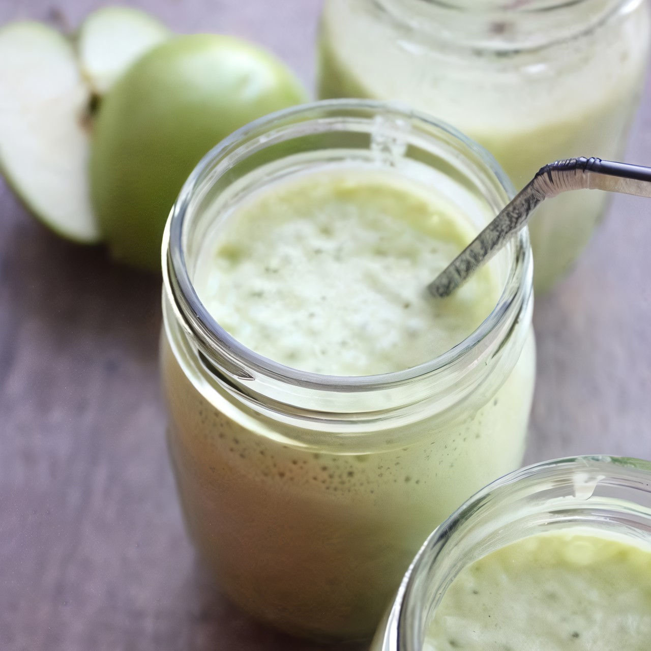 Зелёный имбирный смузи