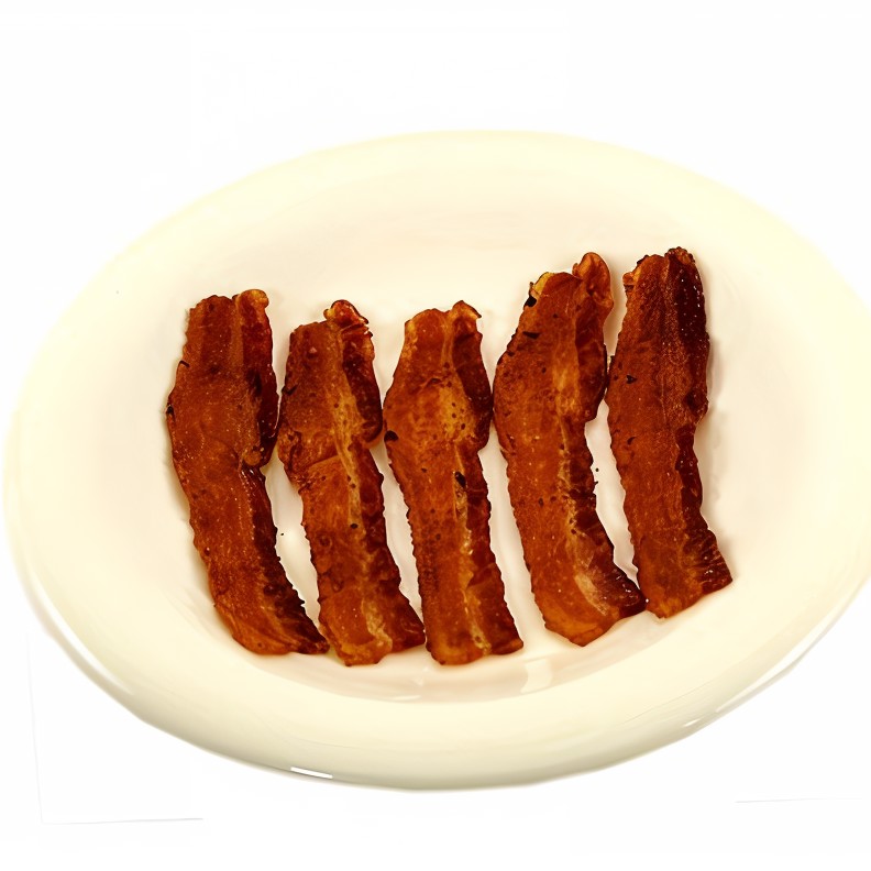 Жареная копченая ветчина