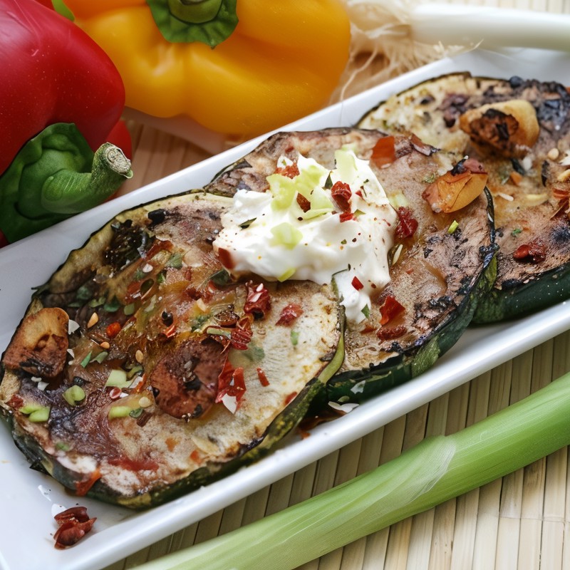 Жареные цукини с орегано и чесноком