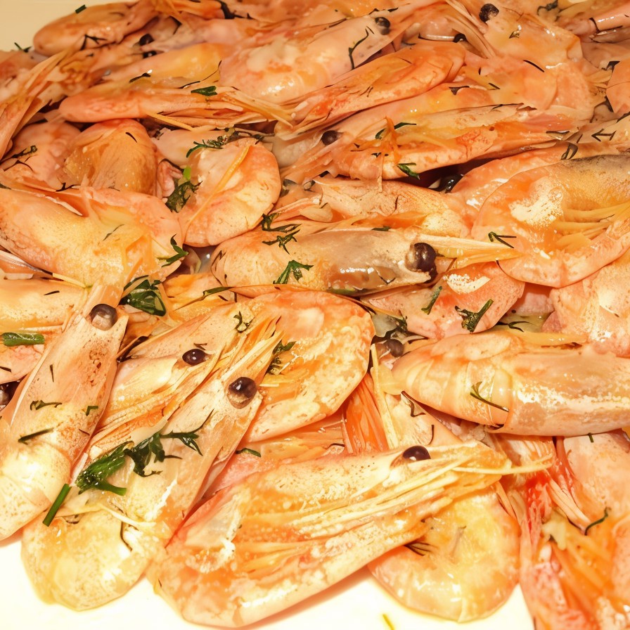 Жареные креветки к пиву