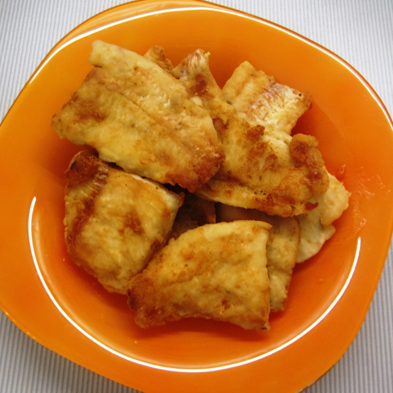 Жареные стейки из хека