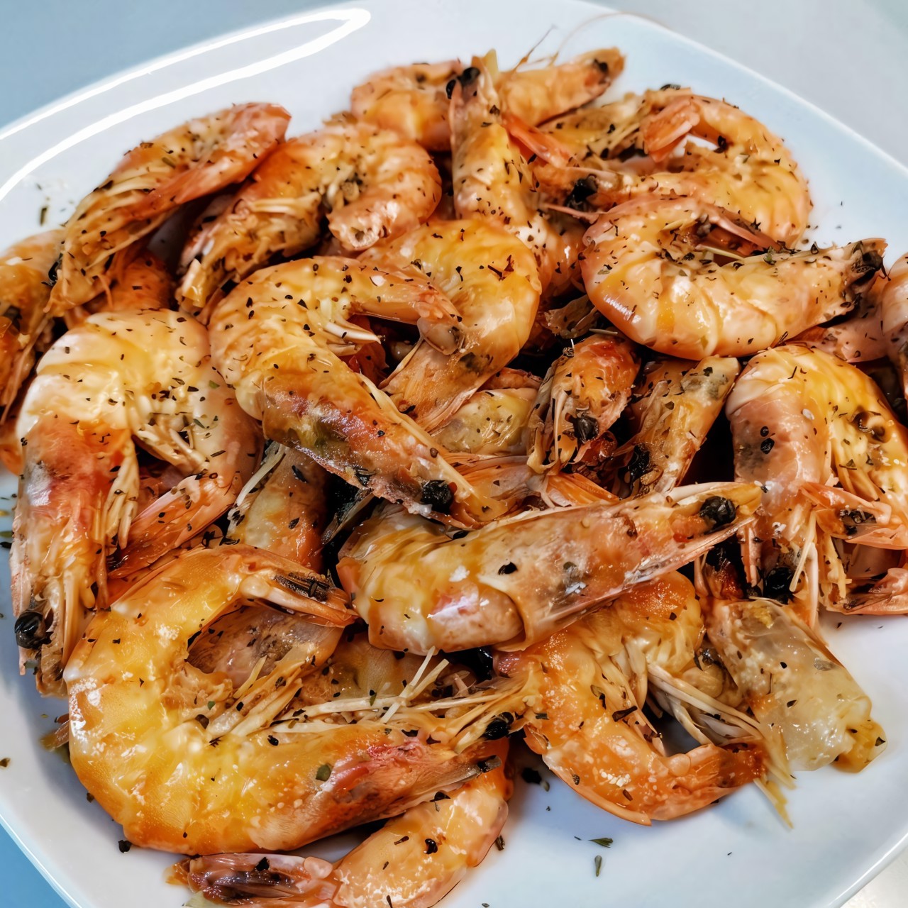 Жареные королевские креветки XXL