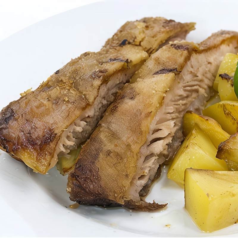 Жаркое из свиной грудинки с корочкой