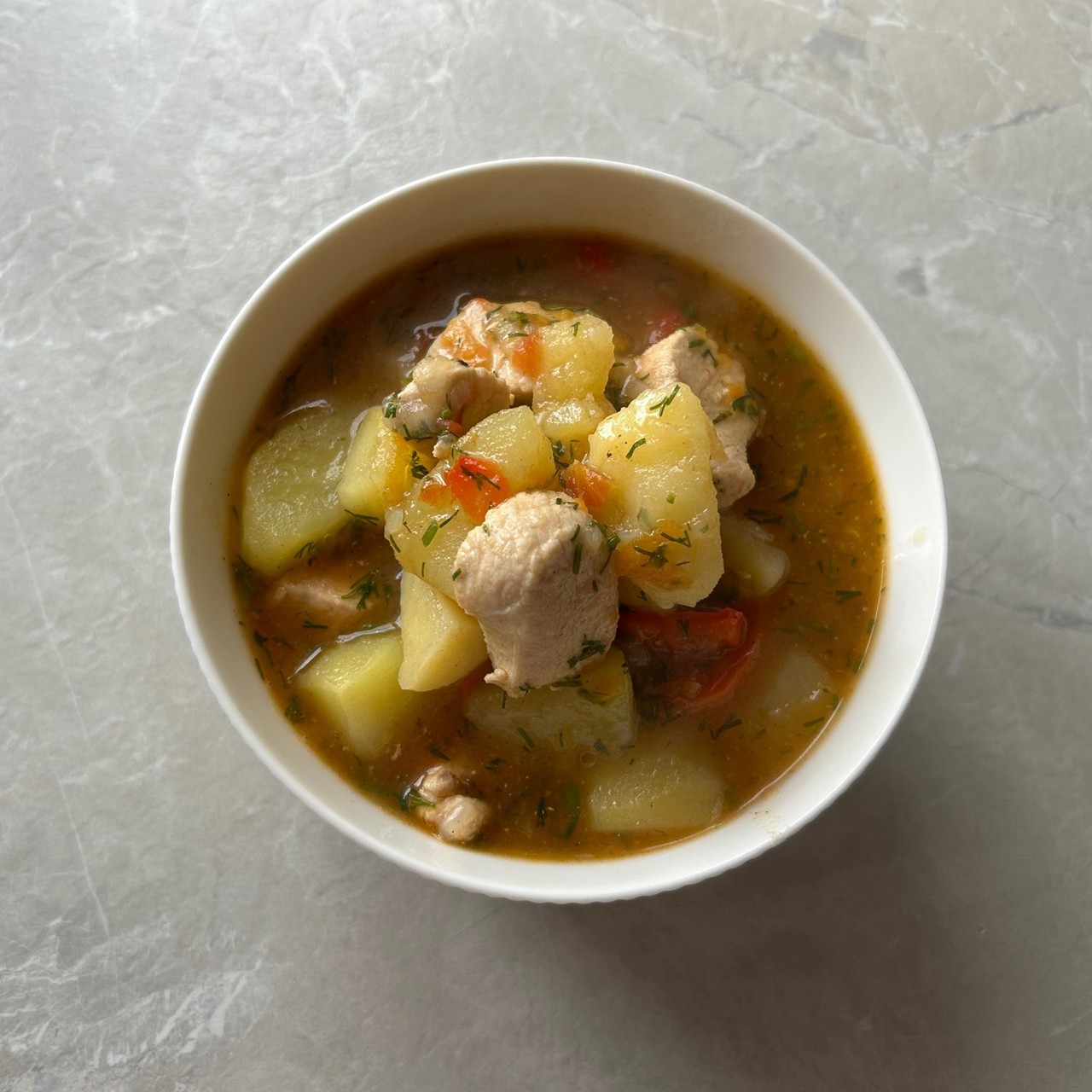 Жаркое с курицей